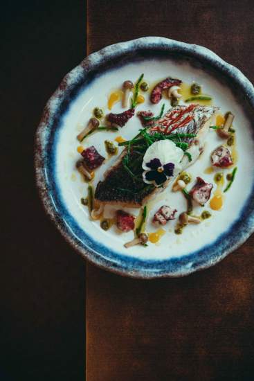 Frédéric Navez et son équipe · Restaurant du Pont de Jons